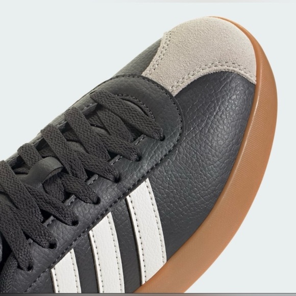 ADIDAS MEN VL COURT LOW SNEAKERS - BLACK/CORE - SIZE MULTI (BRAND NEW) - Picture 3 of 7